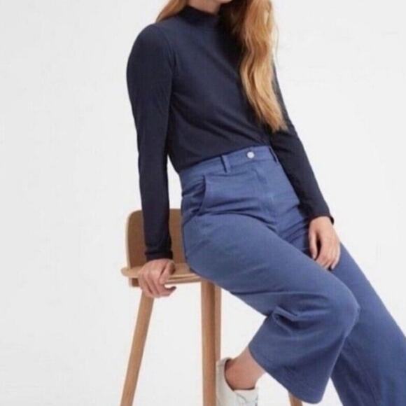 Everlane high rise wide leg crop chino pants jeans - Picture 1 of 9